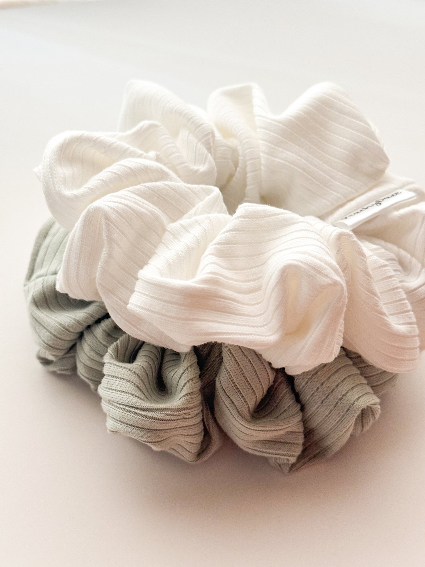 Soft Ribbed Scrunchies