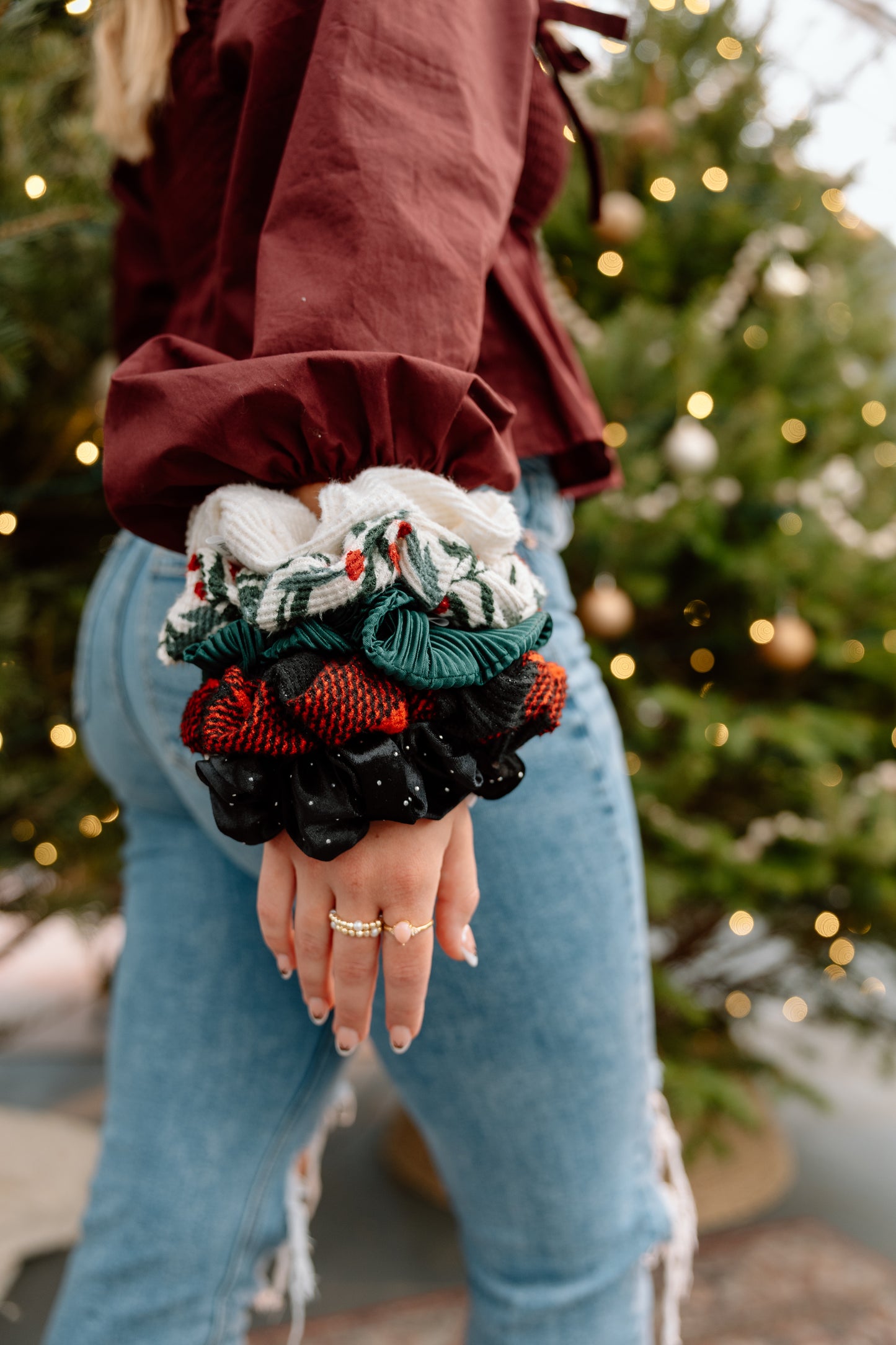 Holly Scrunchie