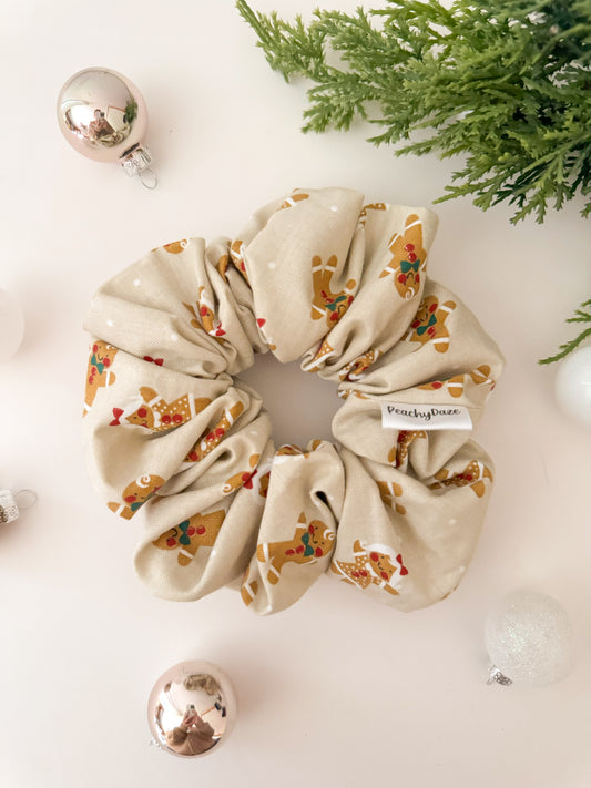 Gingerbread Wishes Scrunchie