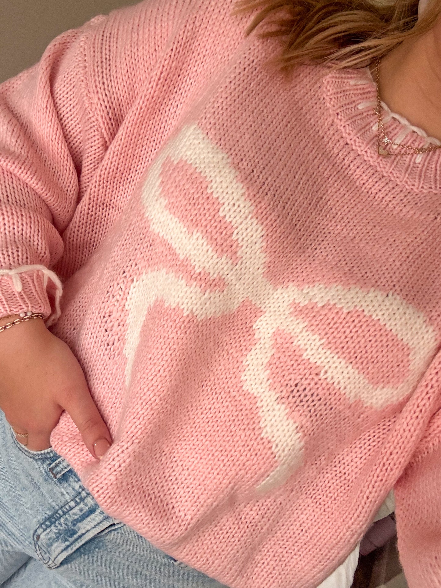 Pretty in Pink Sweater