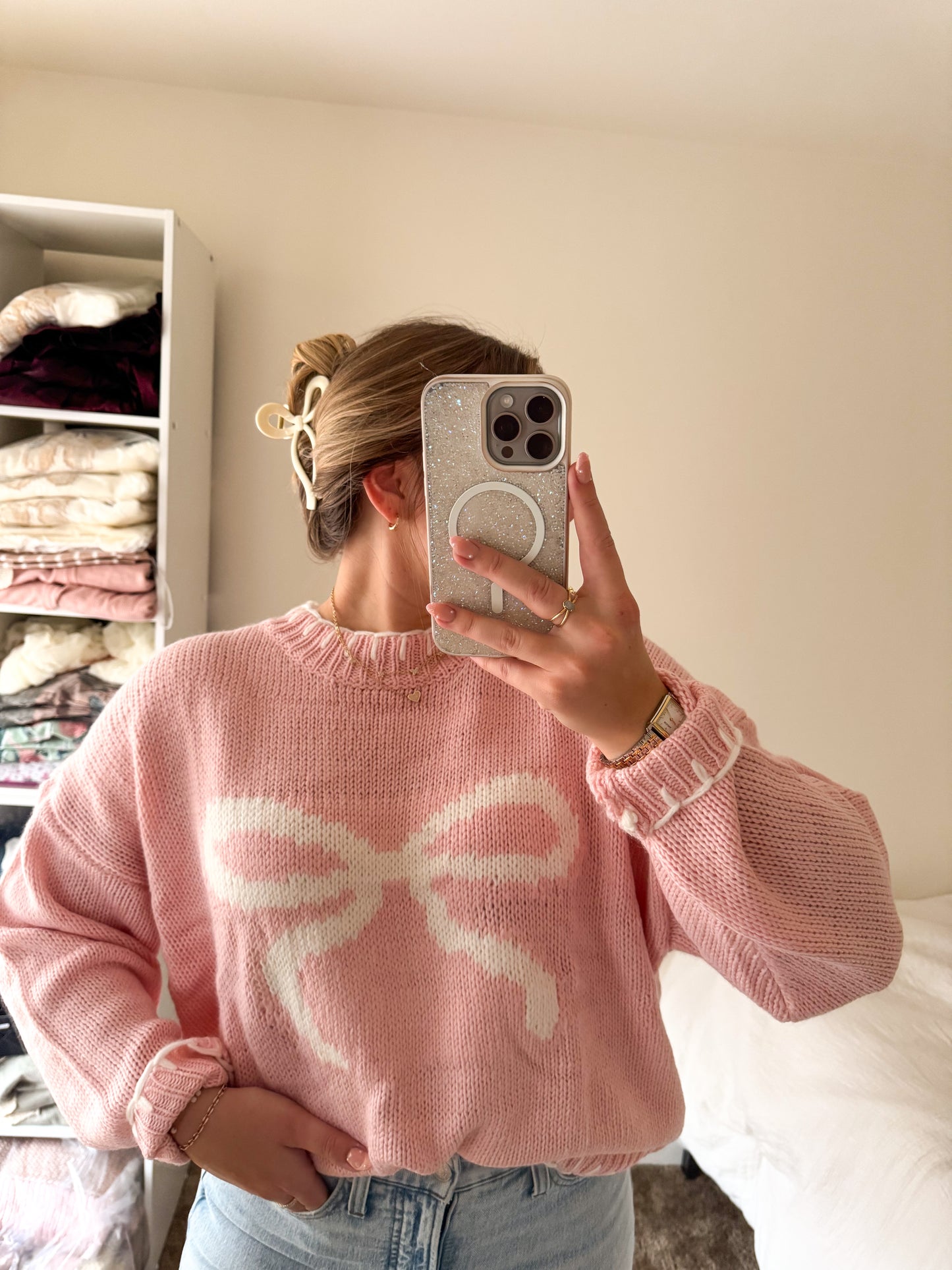 Pretty in Pink Sweater