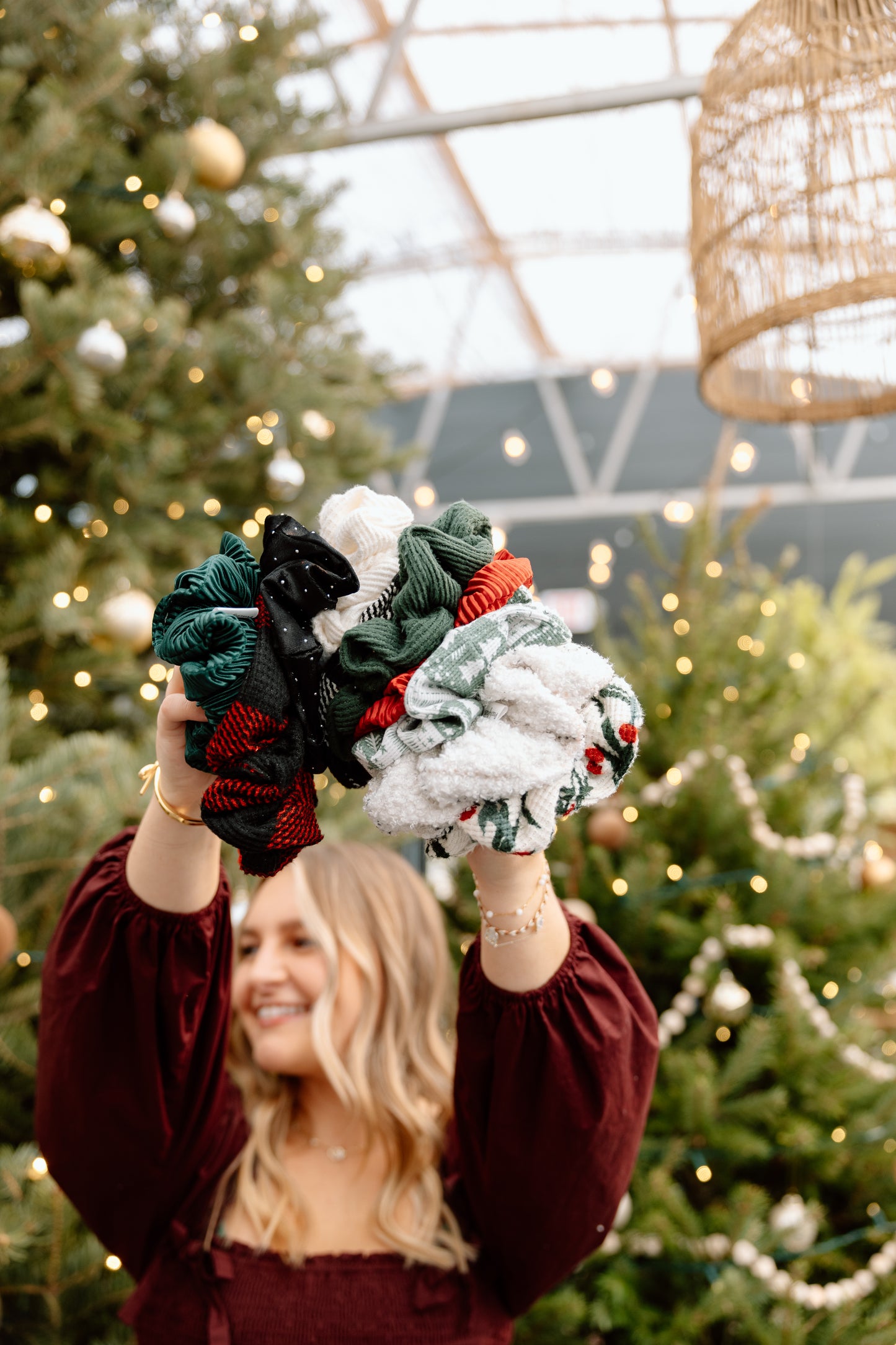 Holly Jolly Plaid Scrunchie