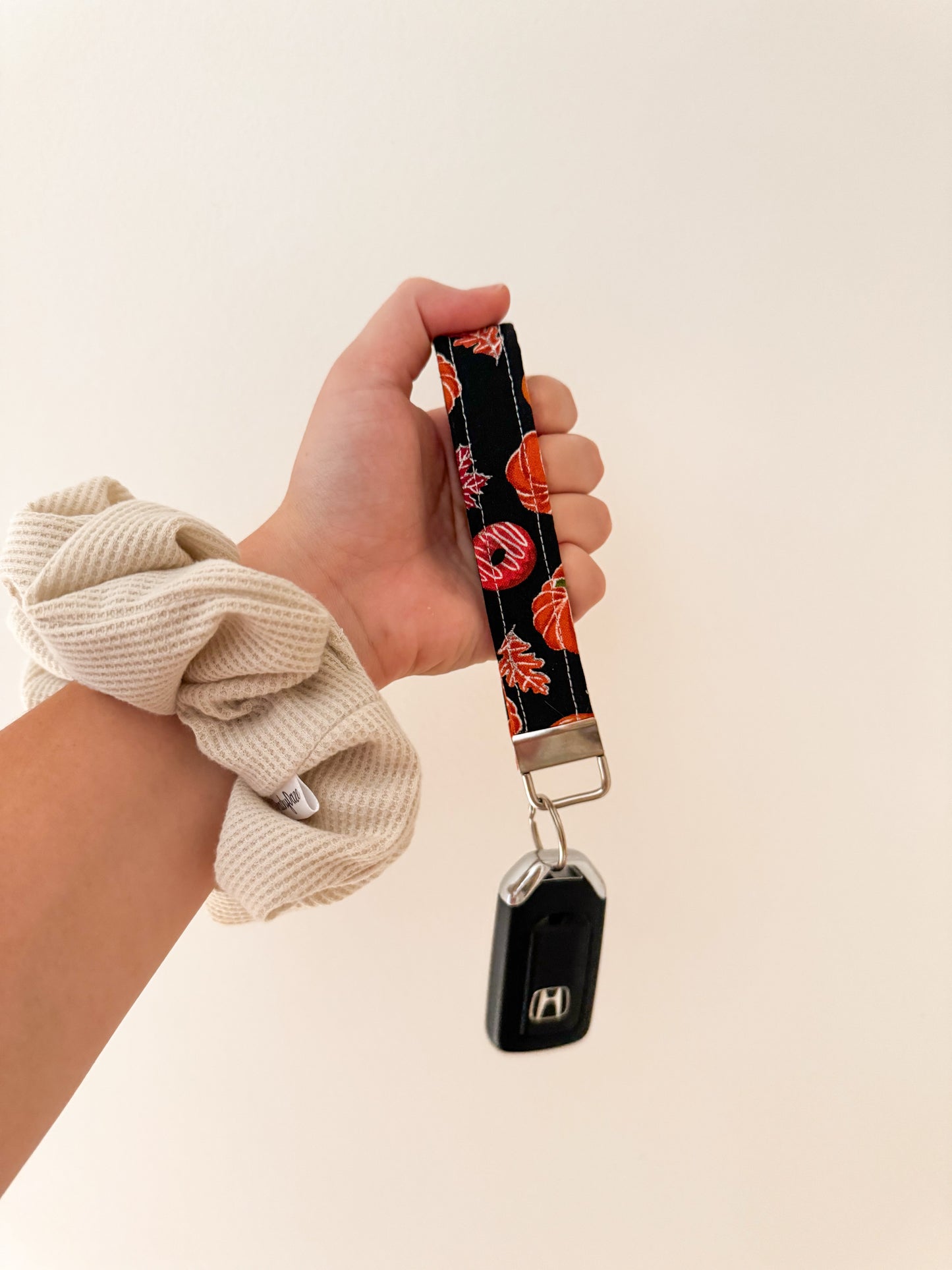 Apple Cider Donut Keychain Wristlet