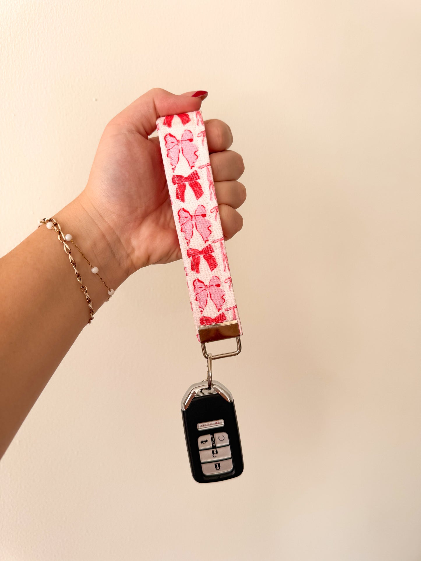 Bow Babe Keychain Wristlet