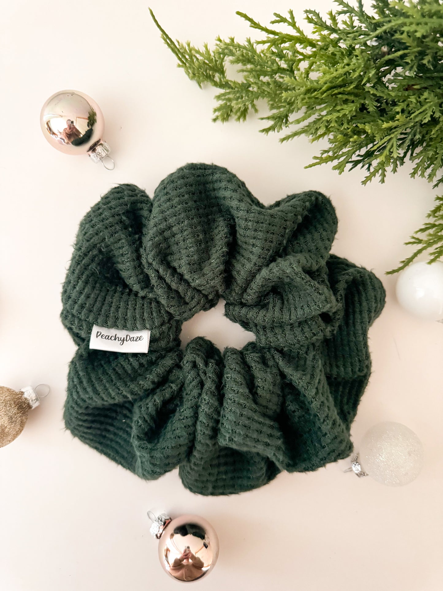 Festive Fern Scrunchie