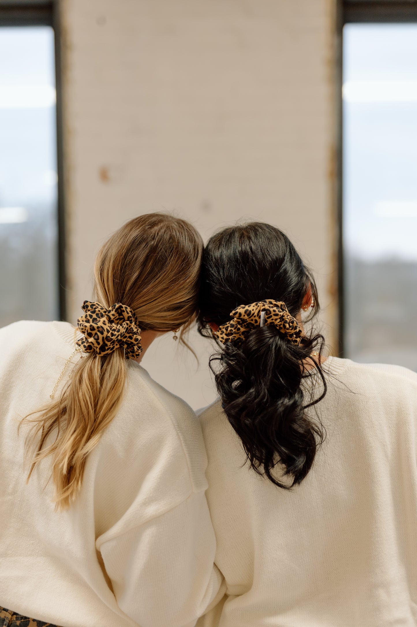 Cheetah Scrunchie