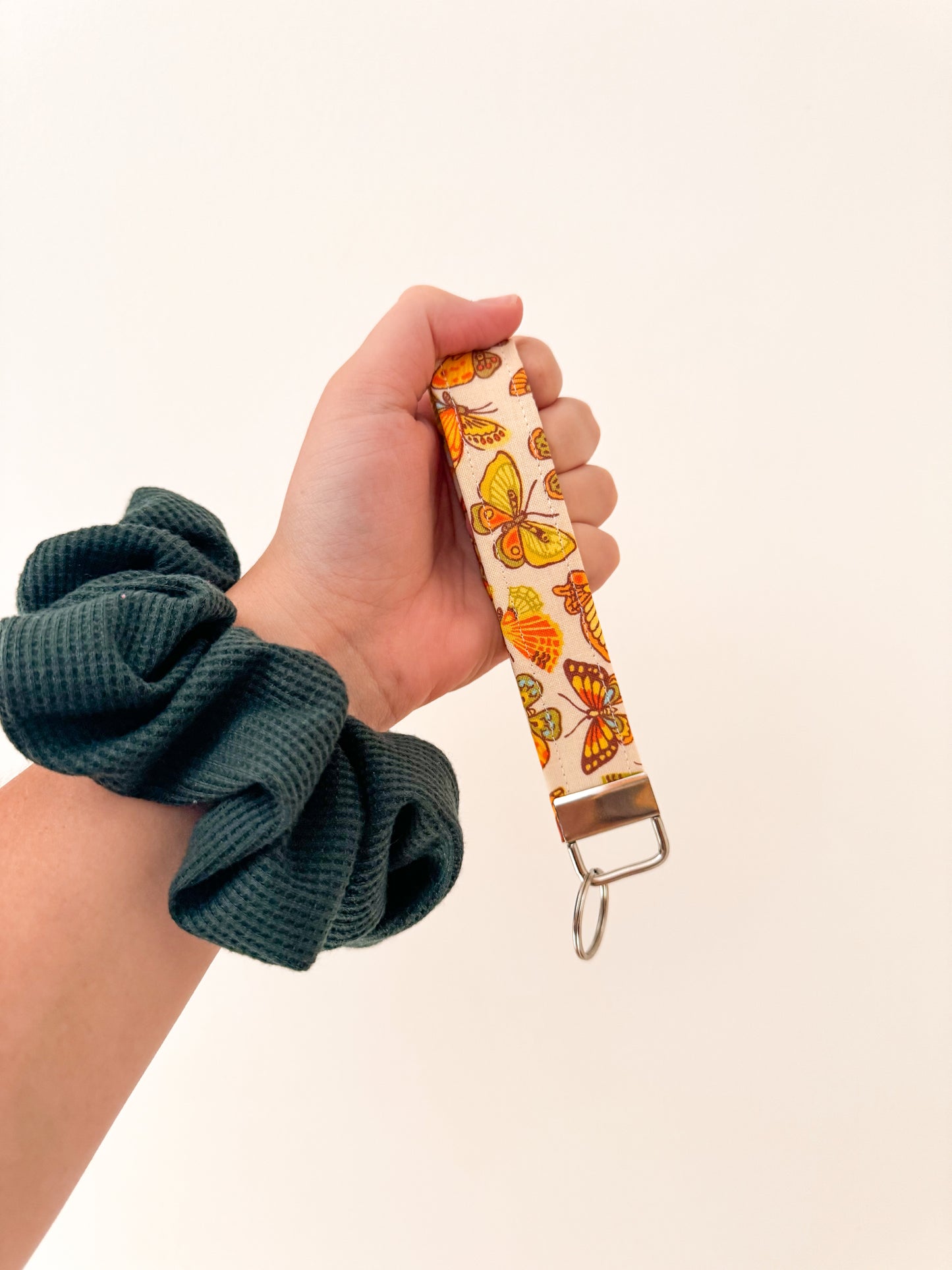 Trinity’s Butterflies Keychain Wristlet