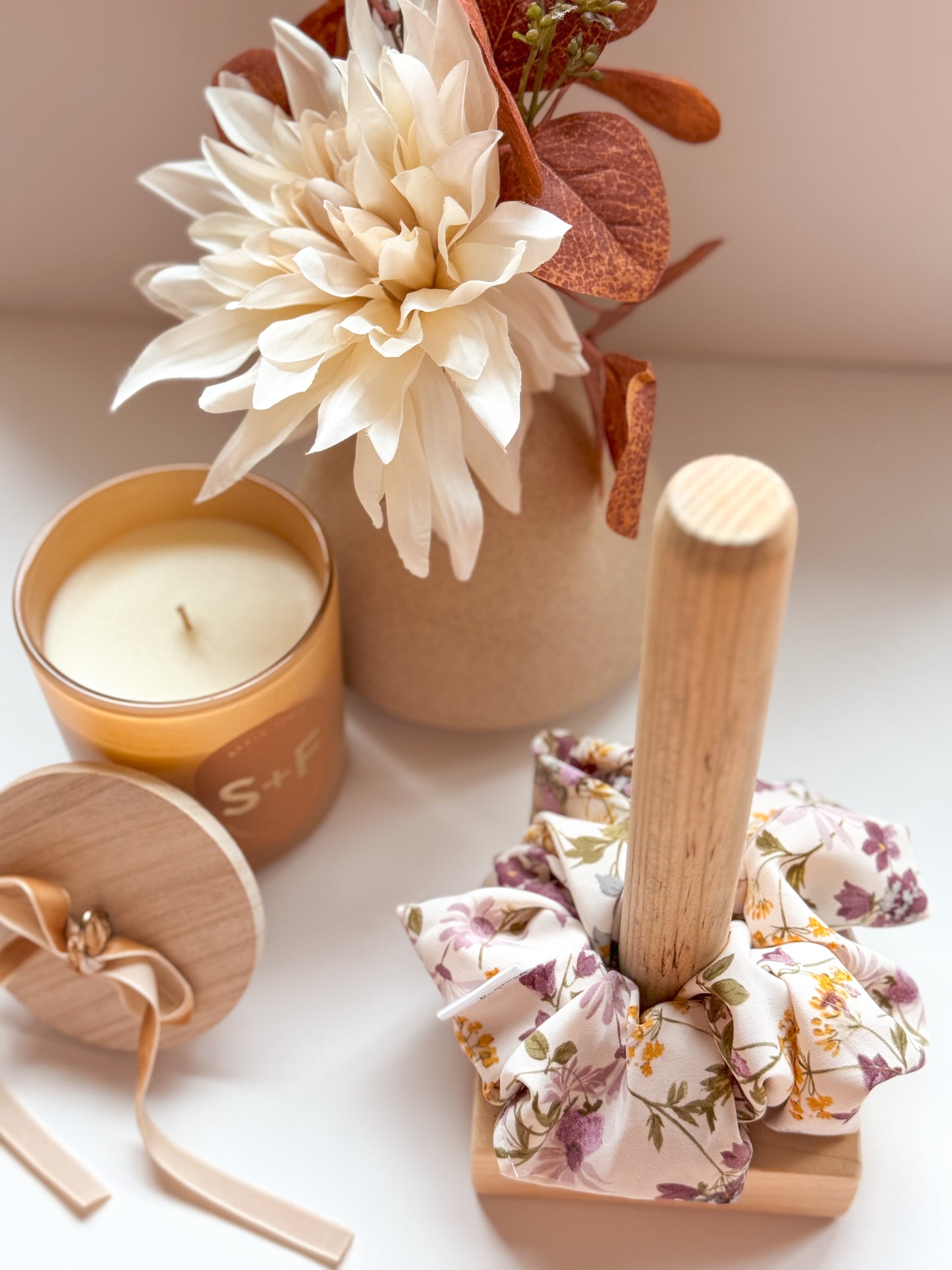 Autumn Blooms Scrunchie