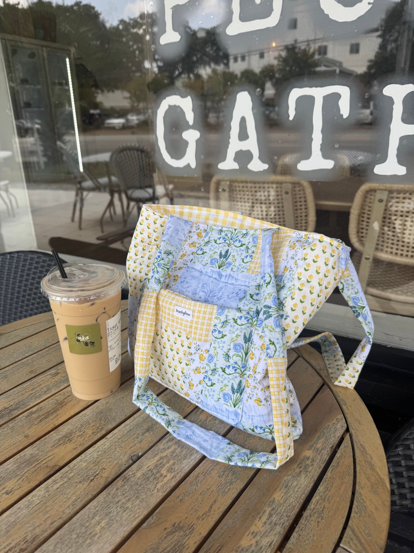 Bluebell Patchwork Tote Bag