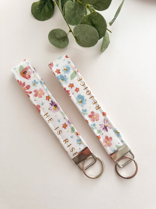 Bloom & Rejoice Keychain Wristlet
