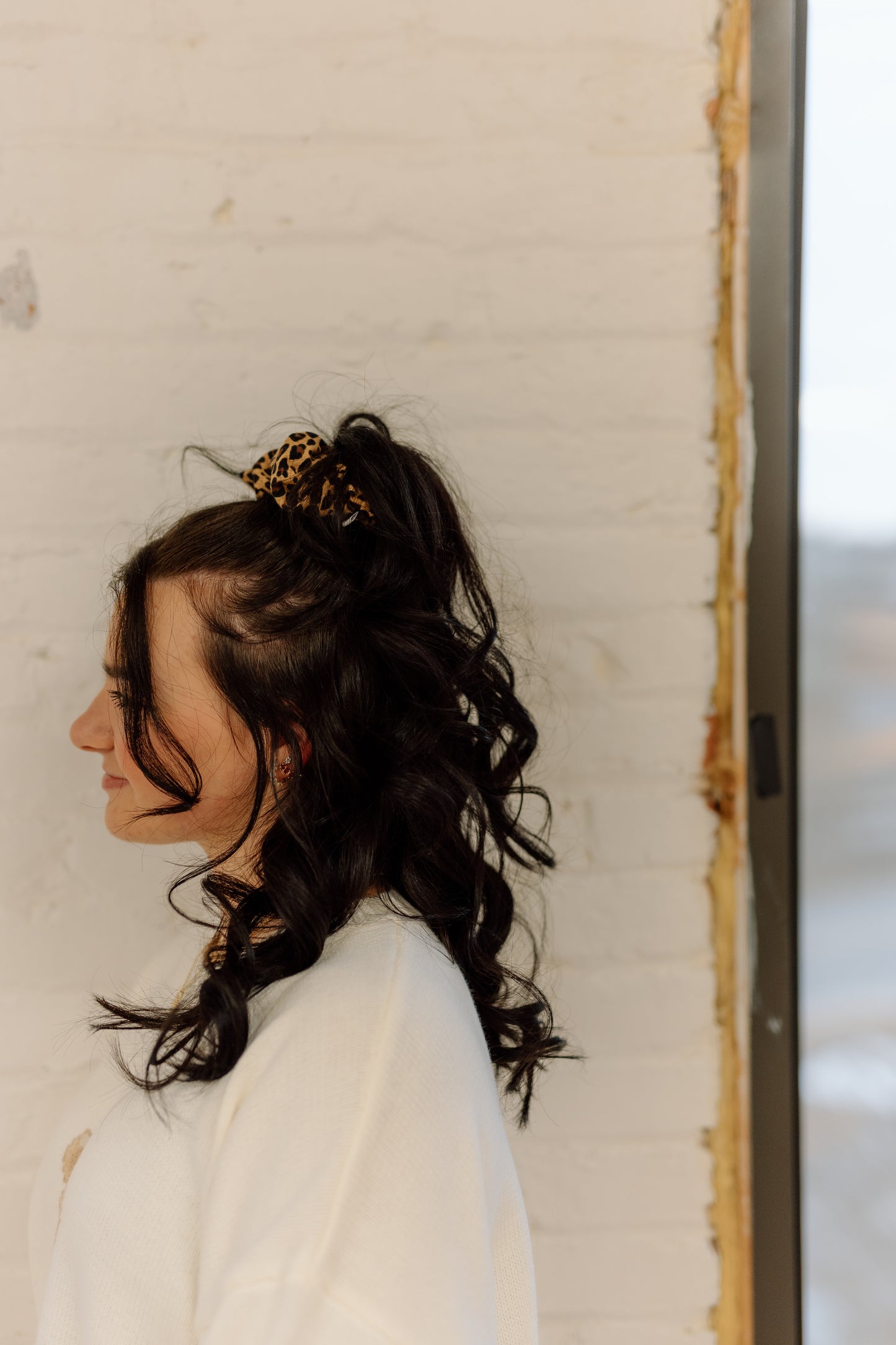 Cheetah Scrunchie