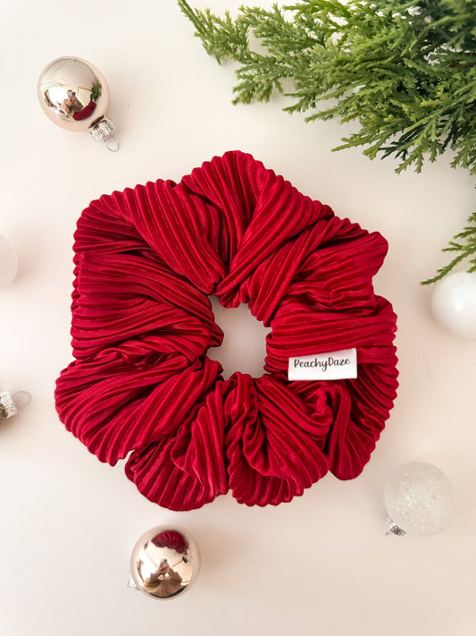 Mrs. Claus Scrunchie