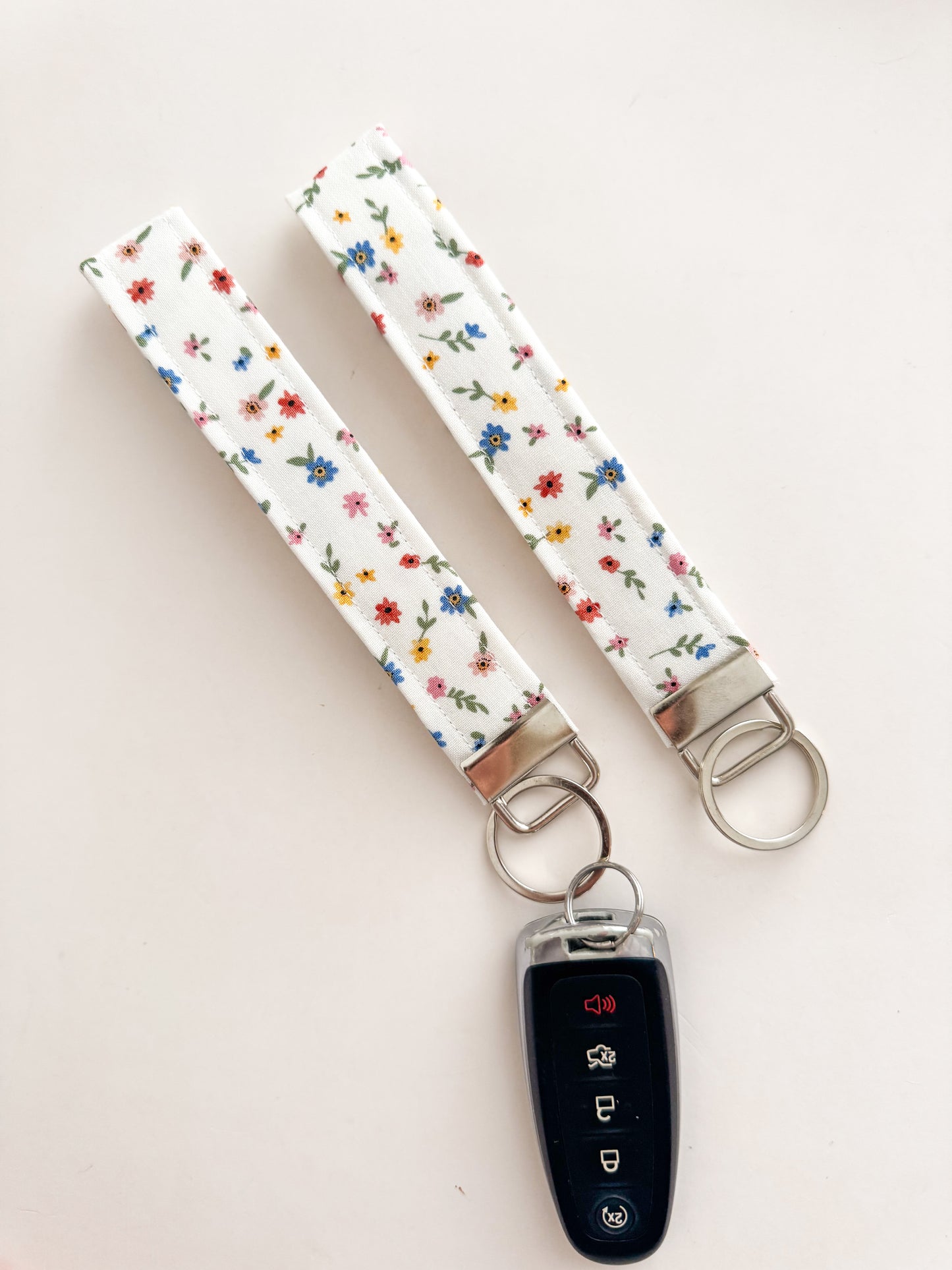 Sweet Meadow Floral Keychain Wristlet
