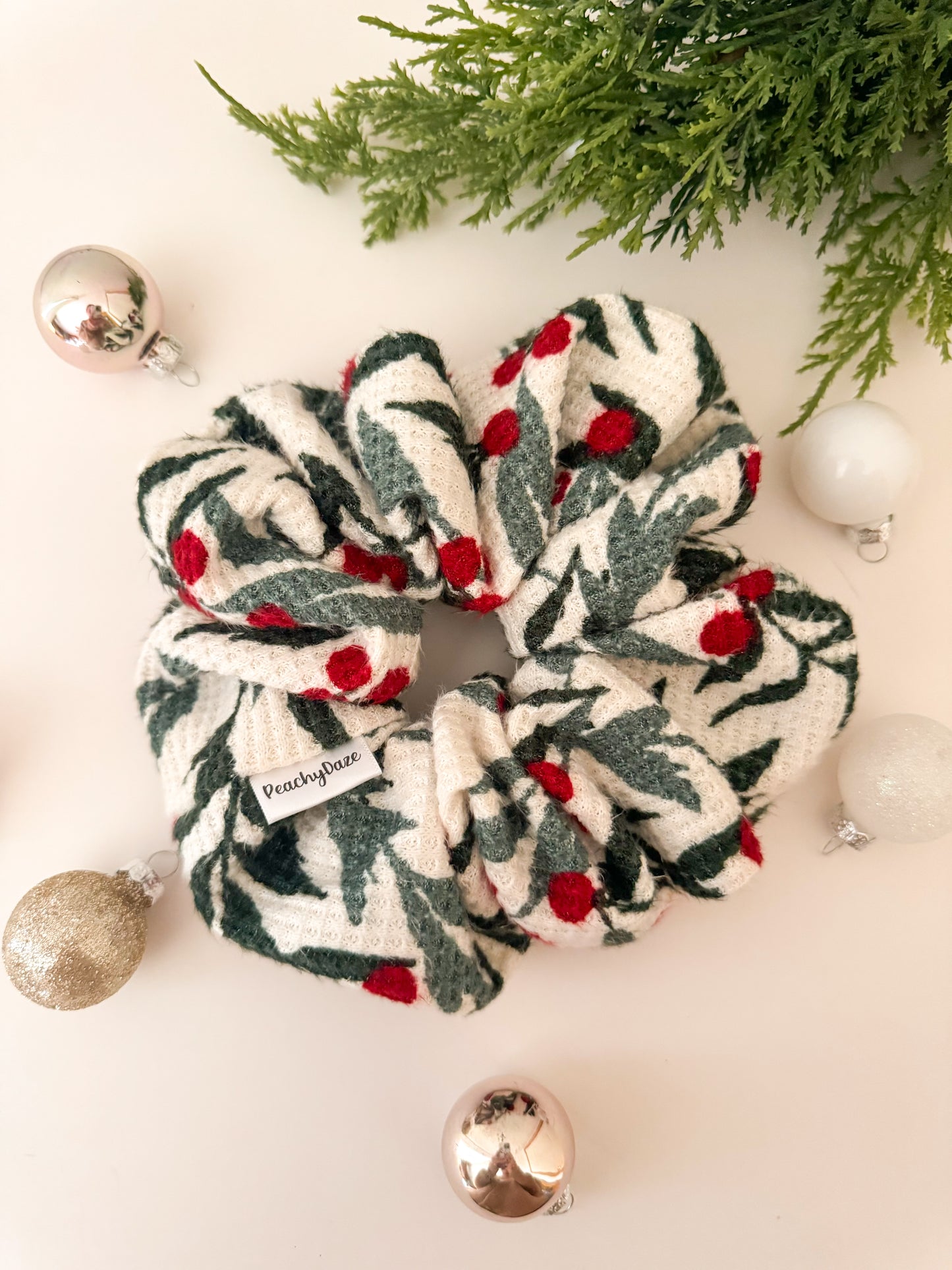 Holly Scrunchie