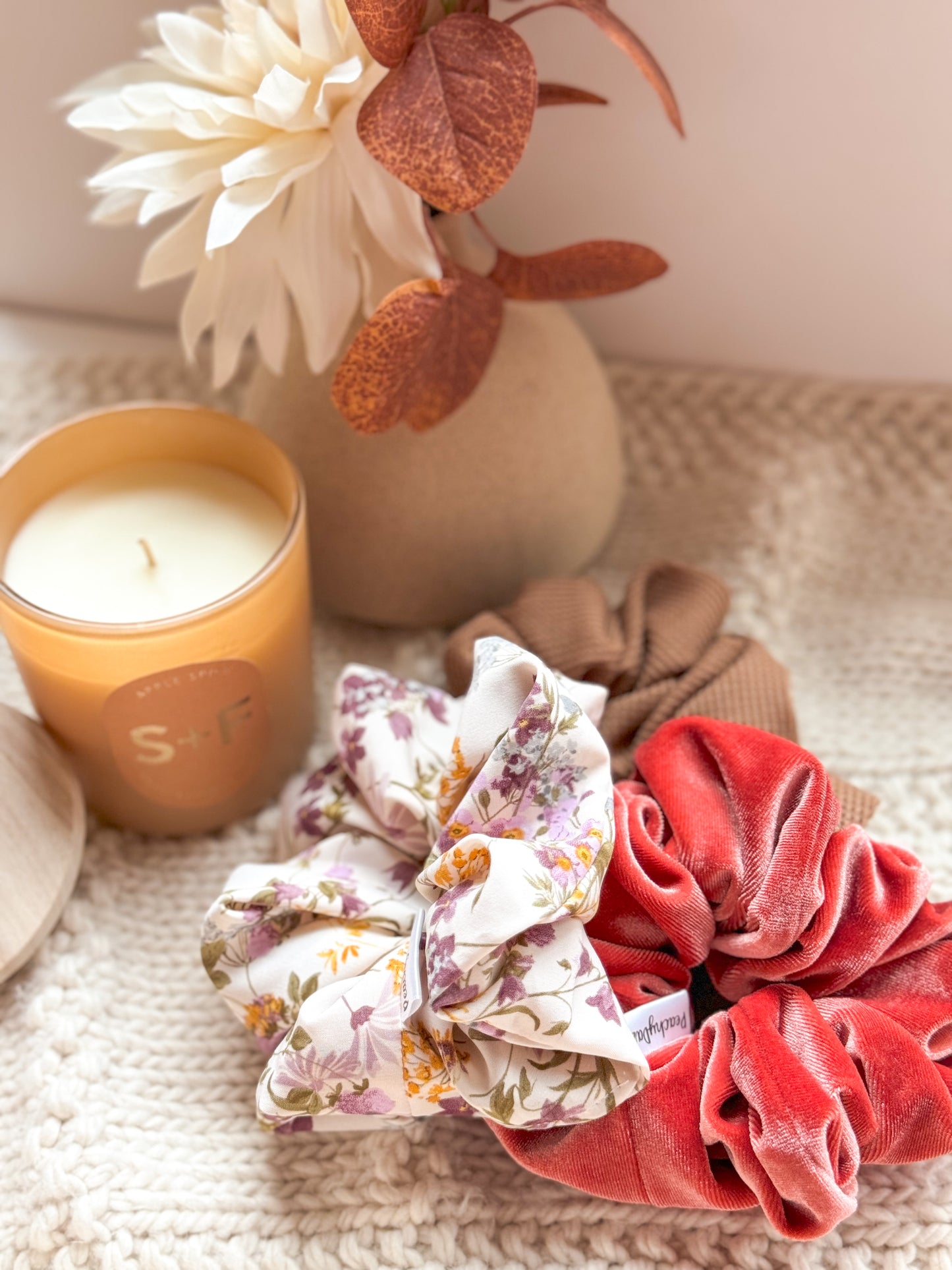 Cinnamon Spice Scrunchie
