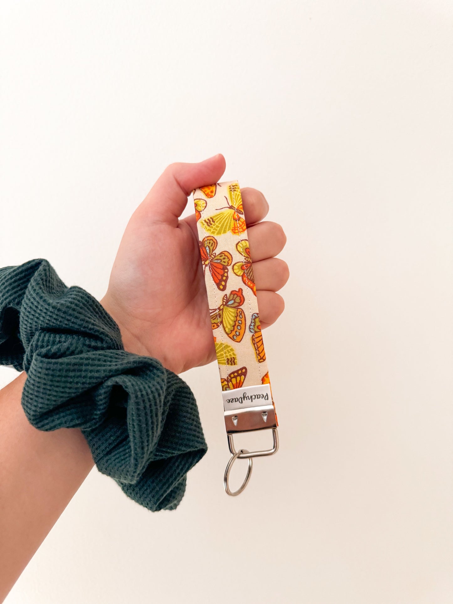 Trinity’s Butterflies Keychain Wristlet