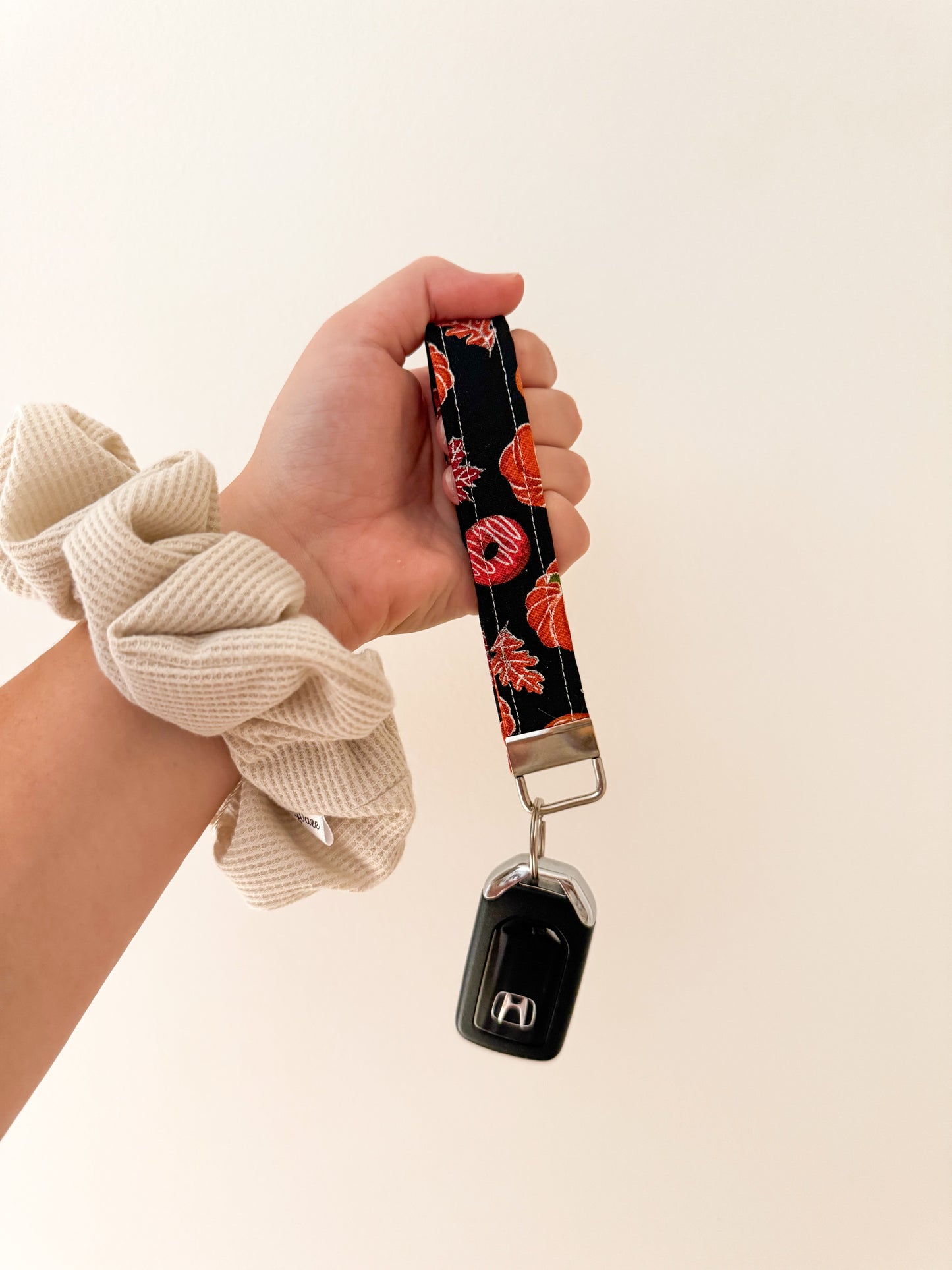 Apple Cider Donut Keychain Wristlet