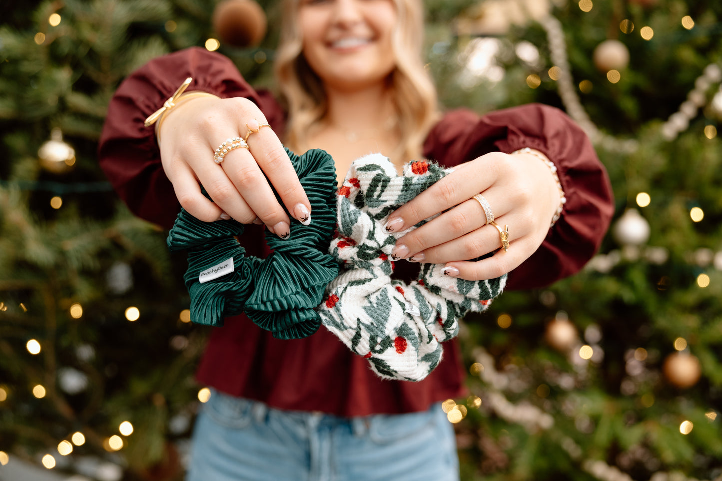 Mistletoe Scrunchie