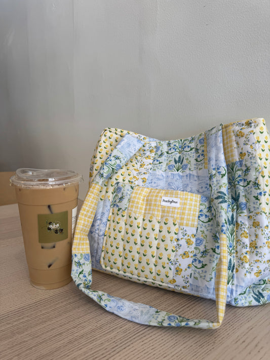 Bluebell Patchwork Tote Bag
