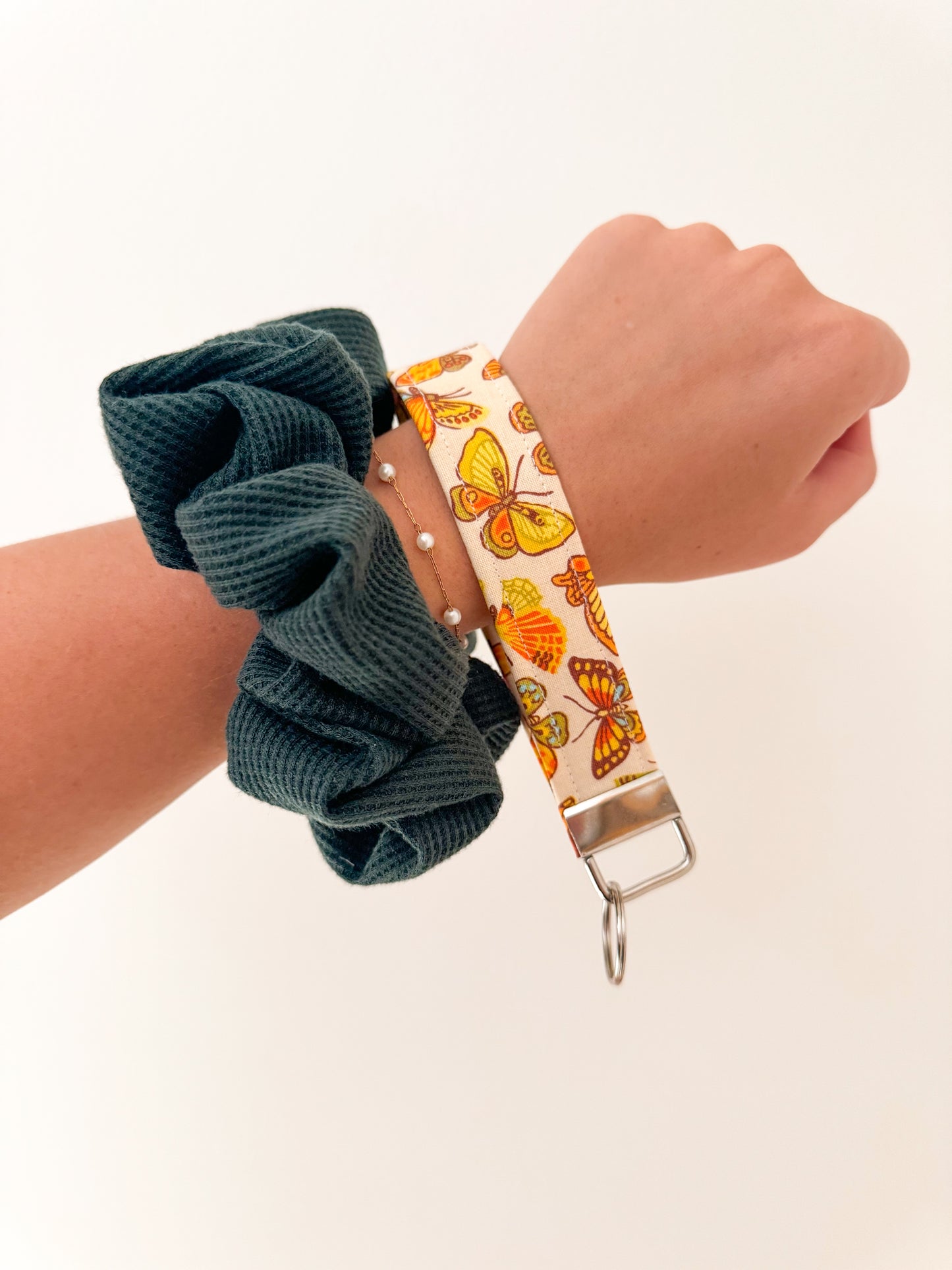 Trinity’s Butterflies Keychain Wristlet
