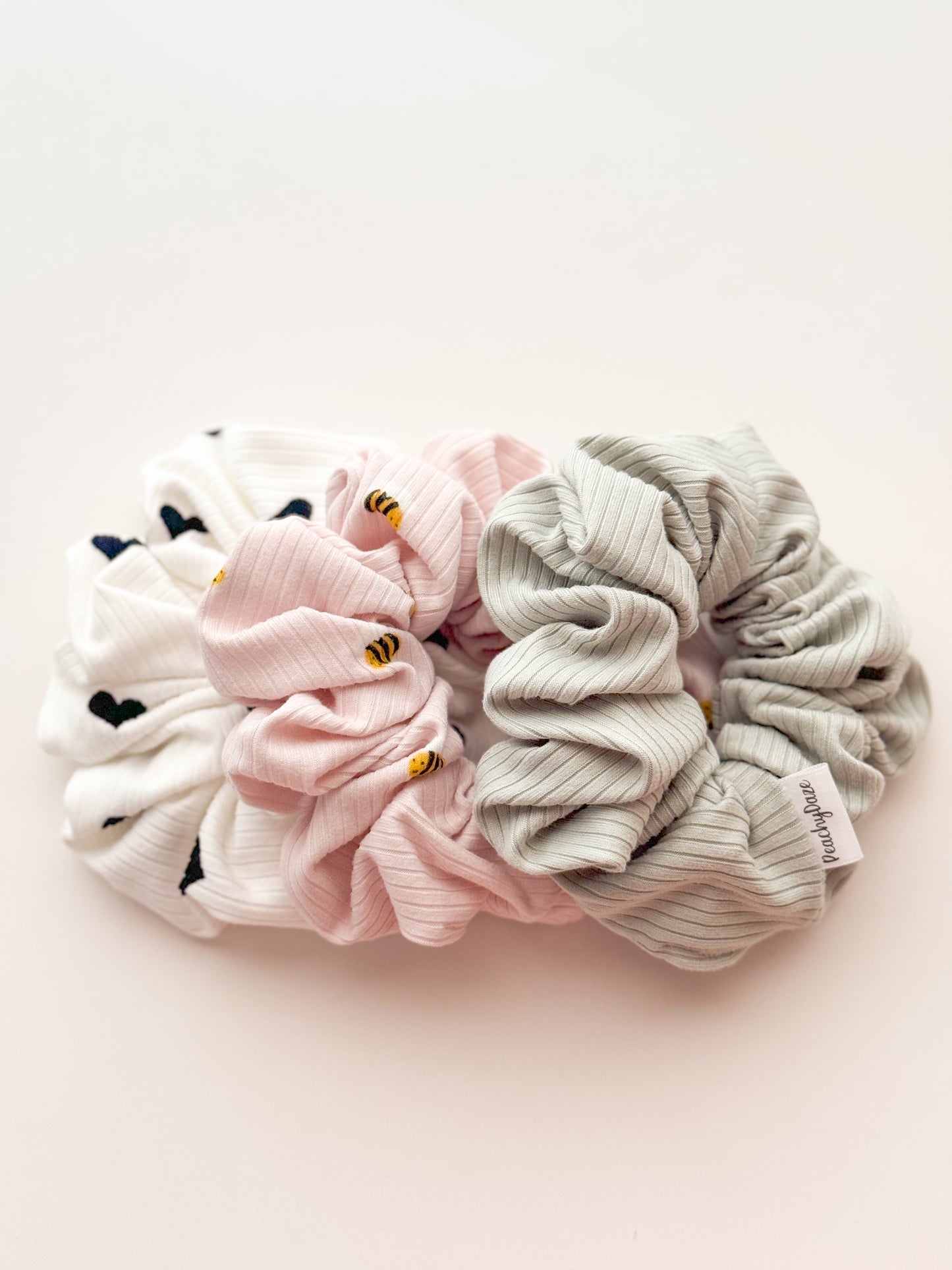Soft Ribbed Scrunchies