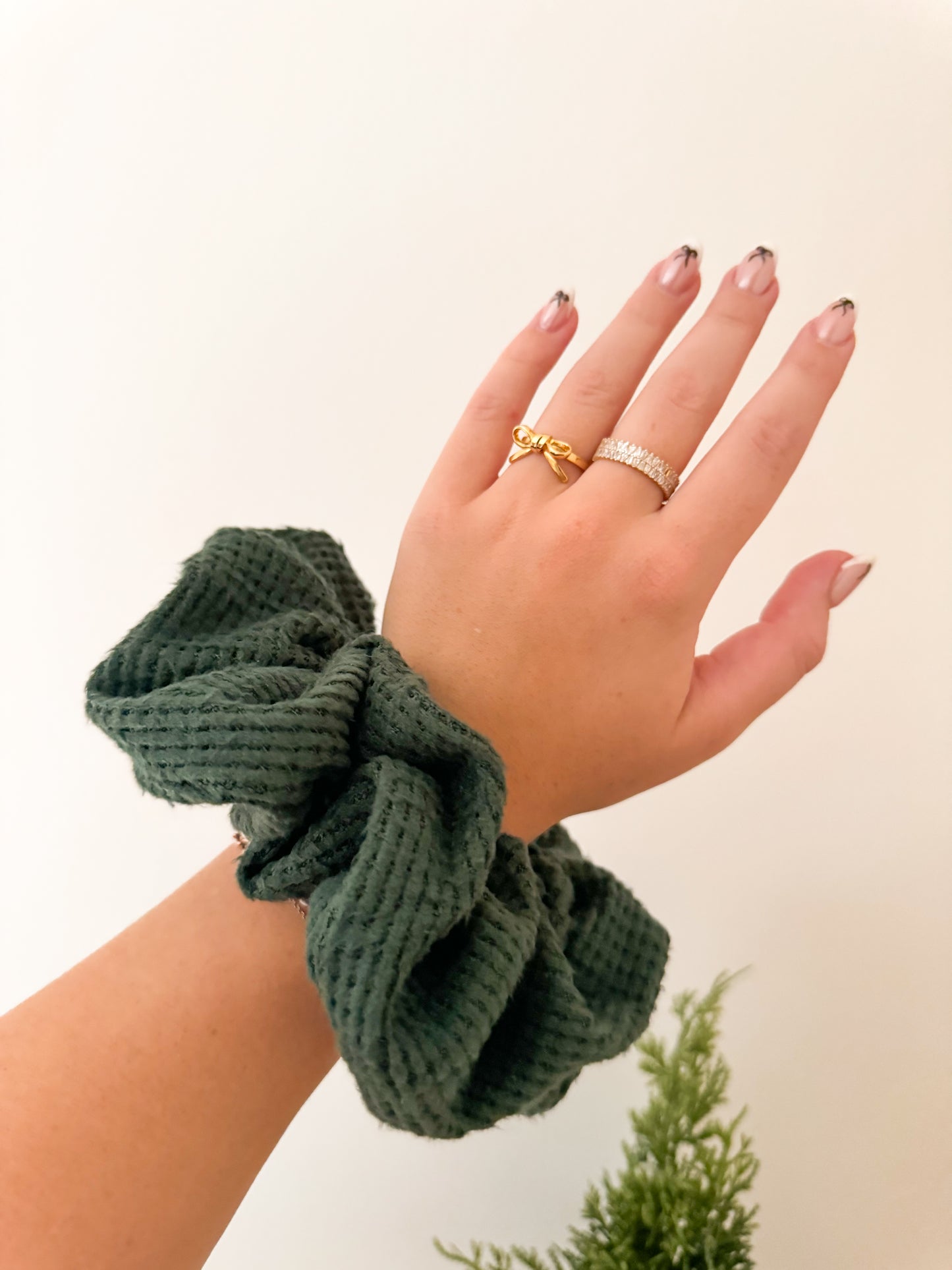 Festive Fern Scrunchie
