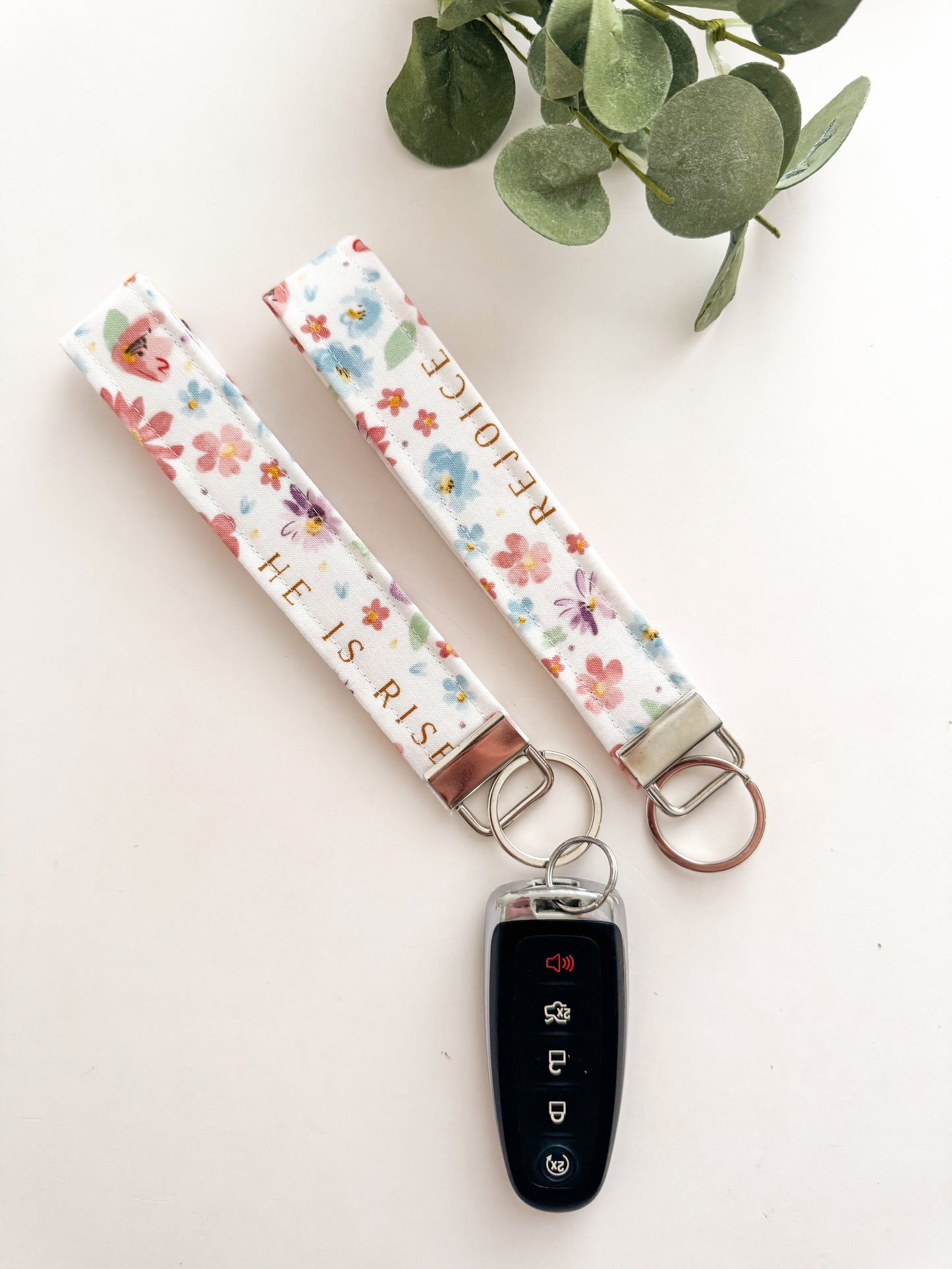 Bloom & Rejoice Keychain Wristlet