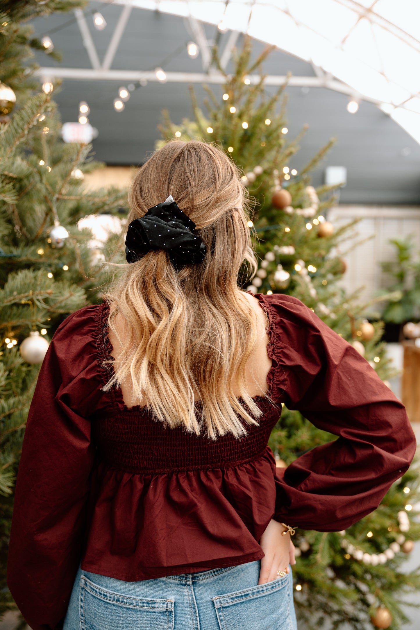 Velvet Night Scrunchie