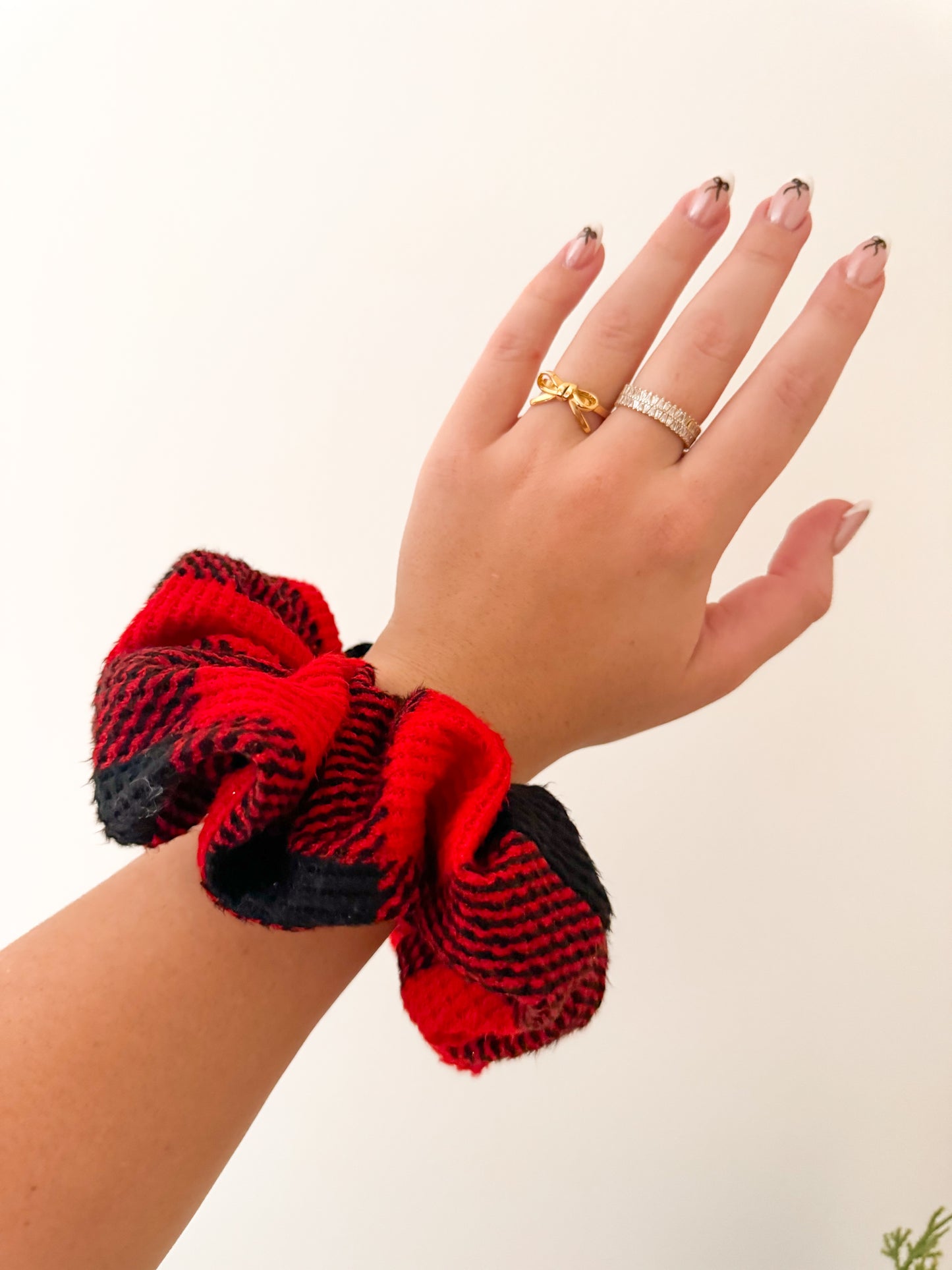 Holly Jolly Plaid Scrunchie